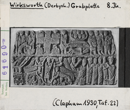 Vorschaubild Wirksworth (Derbysh.) Grabplatte 8. Jh. Diasammlung